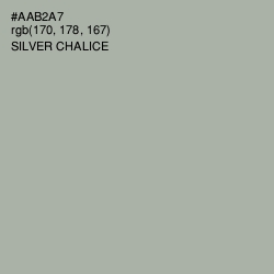 #AAB2A7 - Silver Chalice Color Image